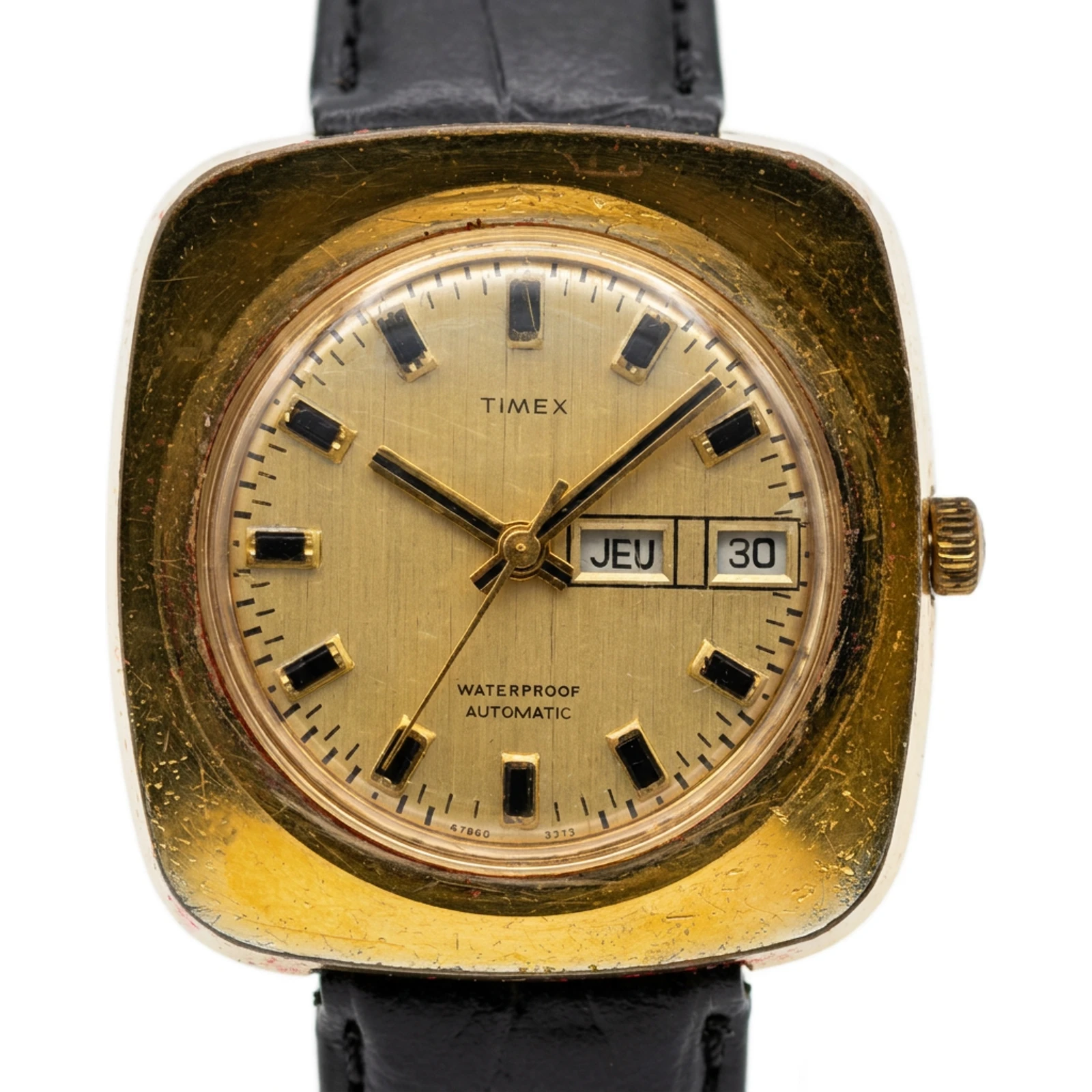Timex Viscount Day Date Automatic Watch 47860 3373