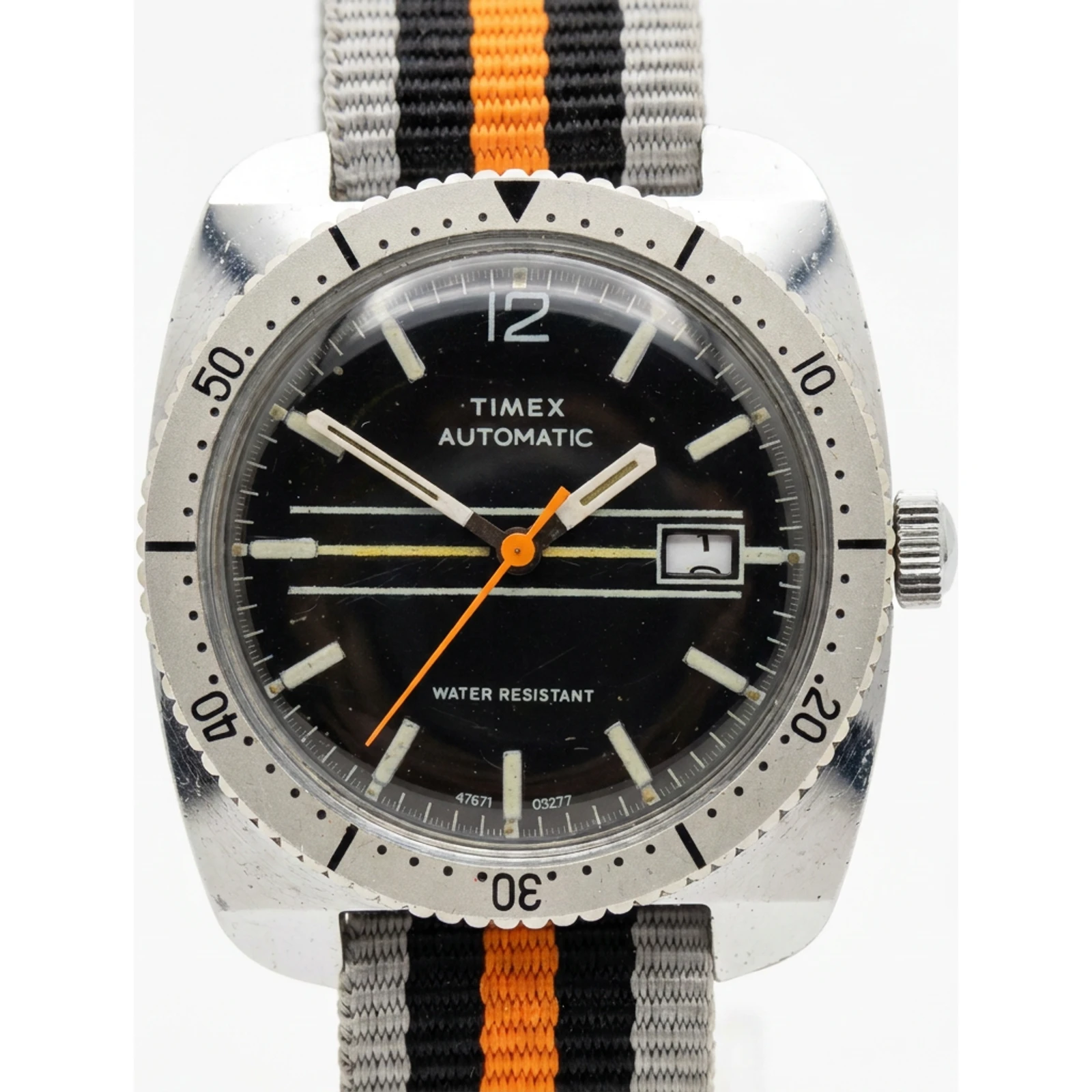Timex Viscount Calendar Automatic Dive Watch 47671 03277