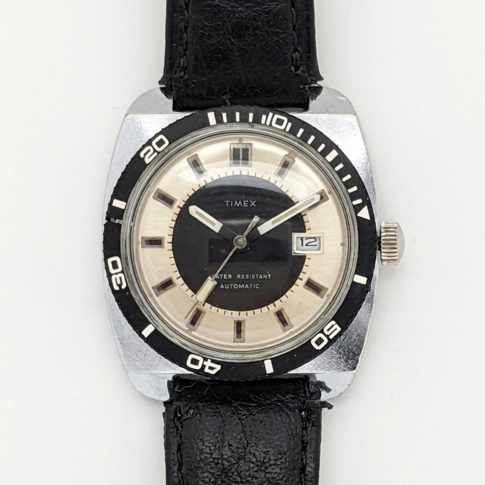 Timex Viscount Calendar Automatic Dive Watch 47670 3273