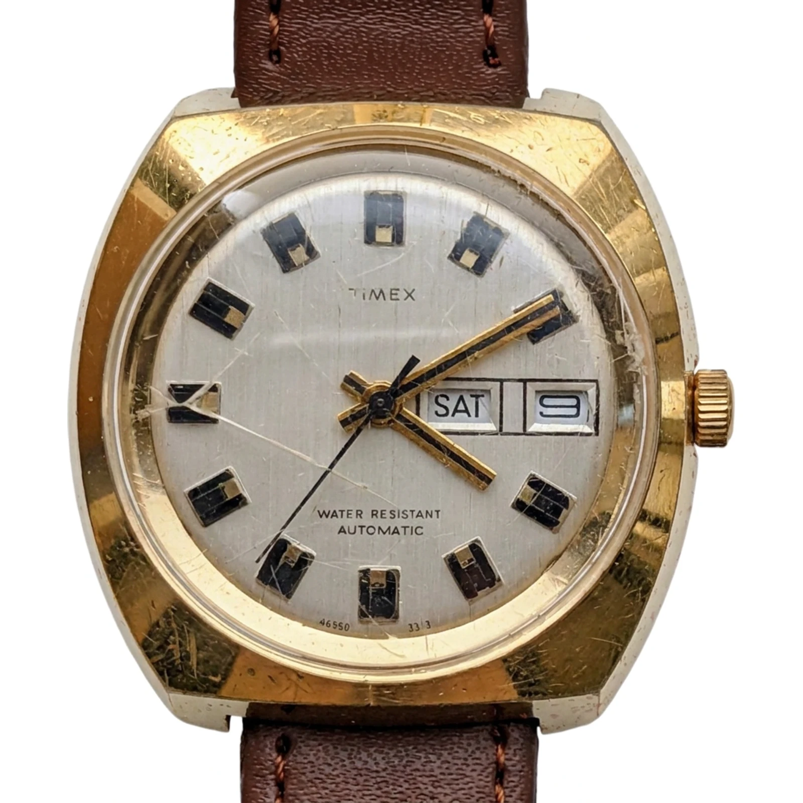 Timex Viscount Day Date Automatic Watch 46960 3373