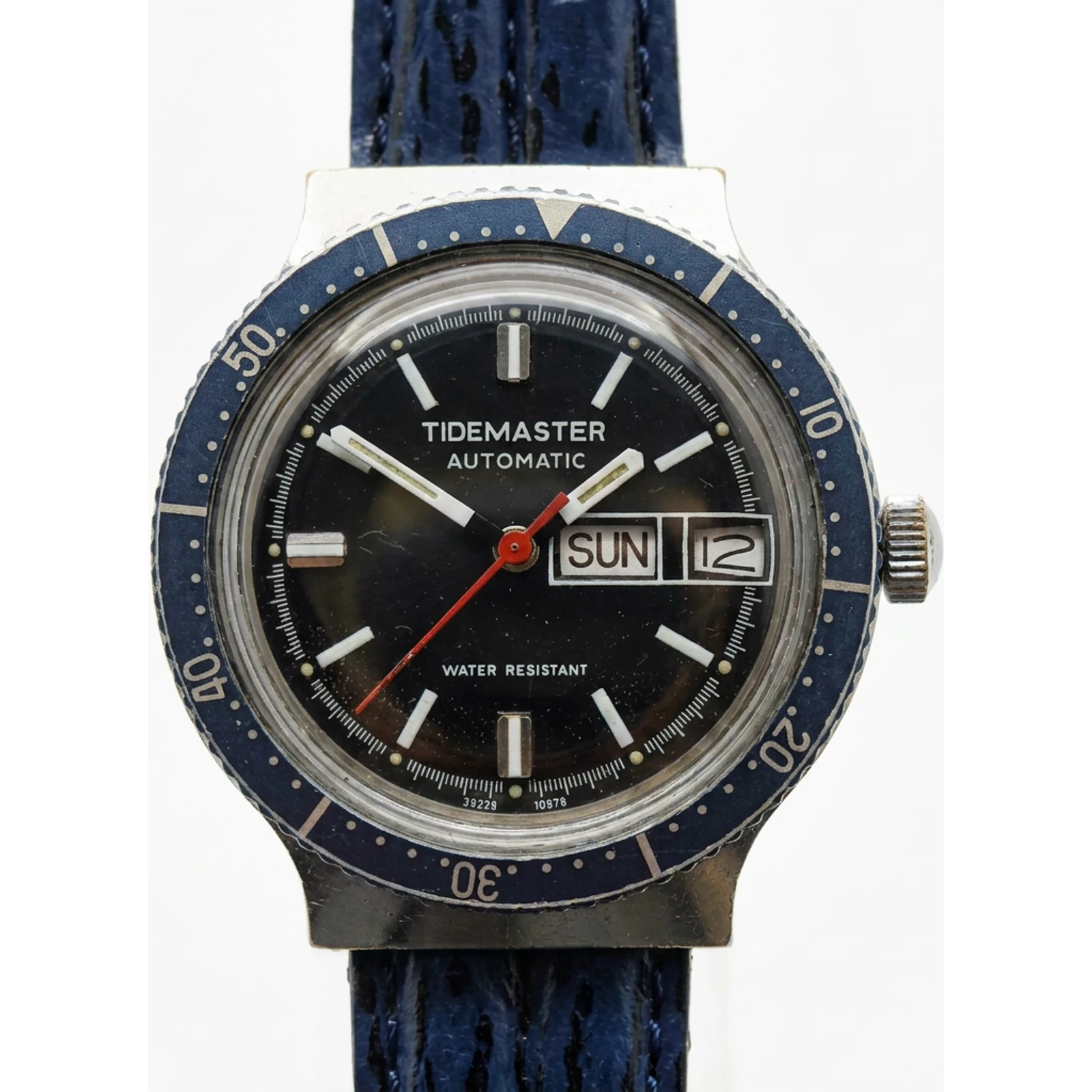 Timex Tidemaster Viscount Day Date Dive Watch 39228 10978