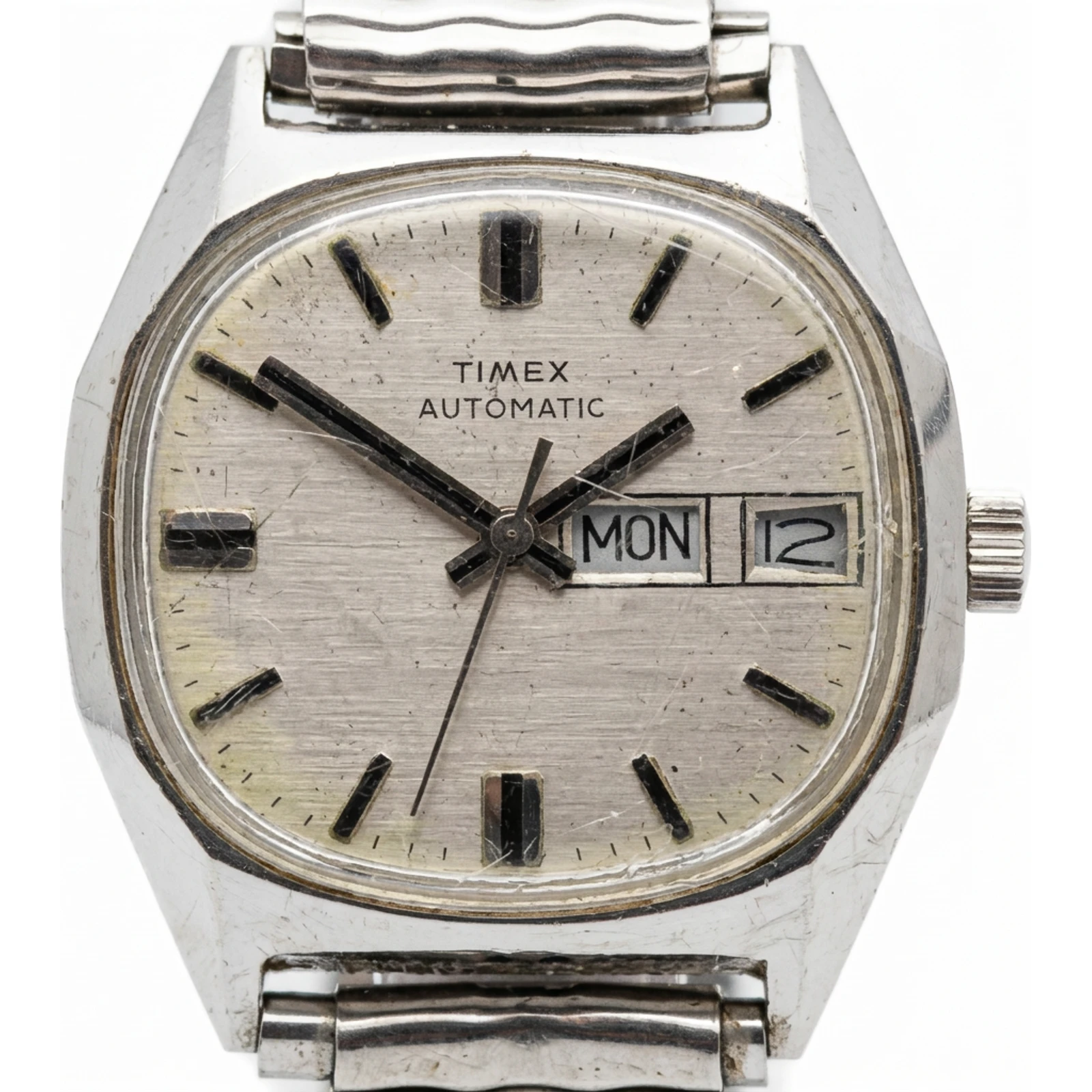 Timex Viscount Day Date Automatic Watch 36160 10980