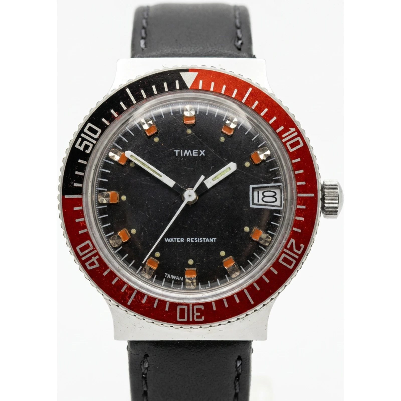 Timex Marlin Coke Calendar Dive Watch 27910 10580