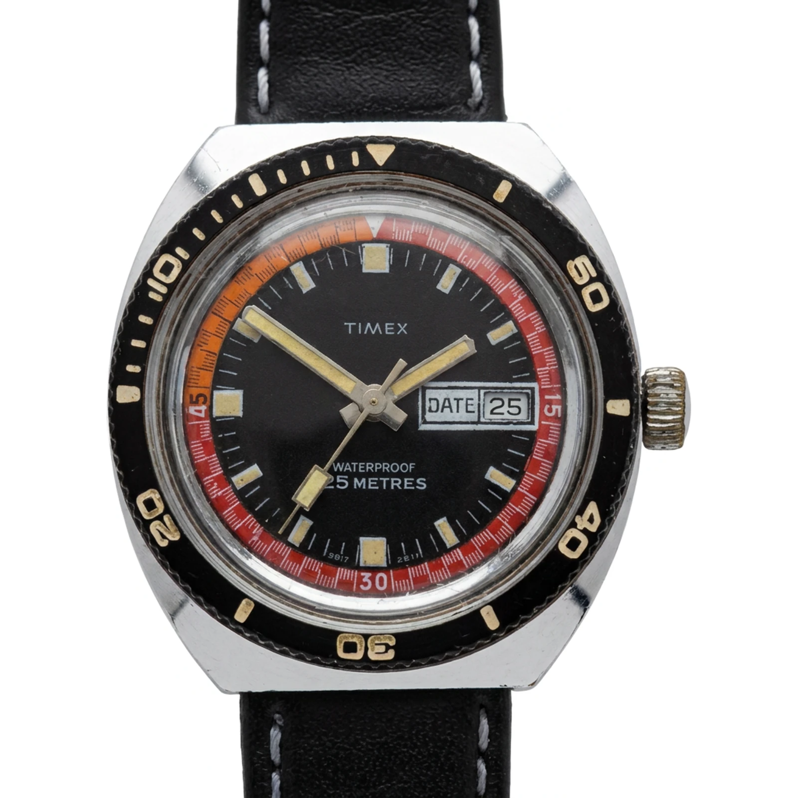 Timex Marlin Calendar Dive Watch 27674 2571