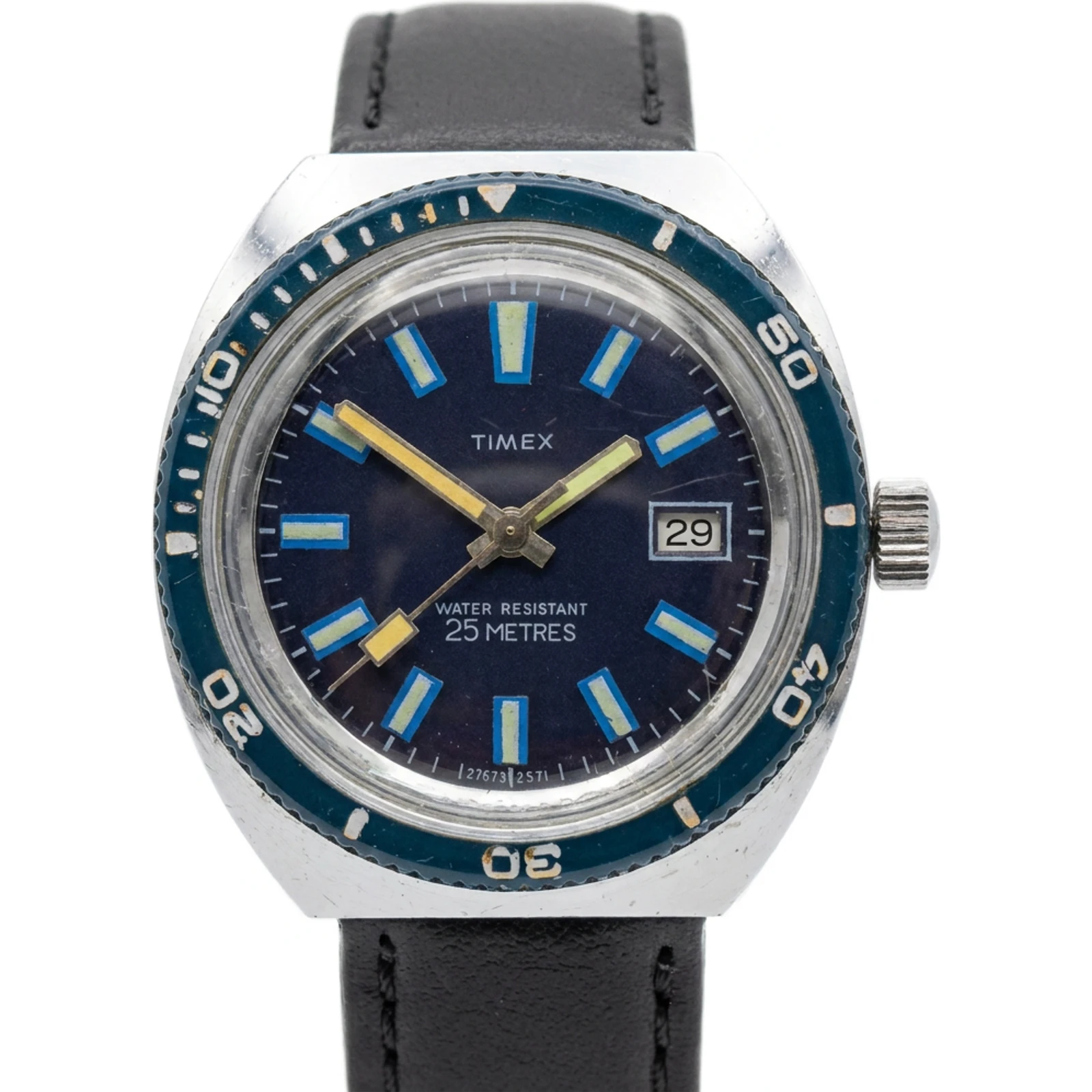 Timex Marlin Calendar Dive Watch 27673 2571