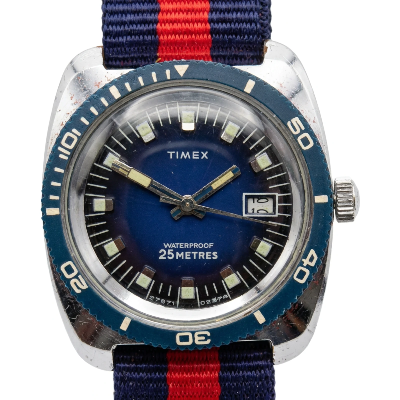 Timex Marlin Calendar Dive Watch 27671 02574