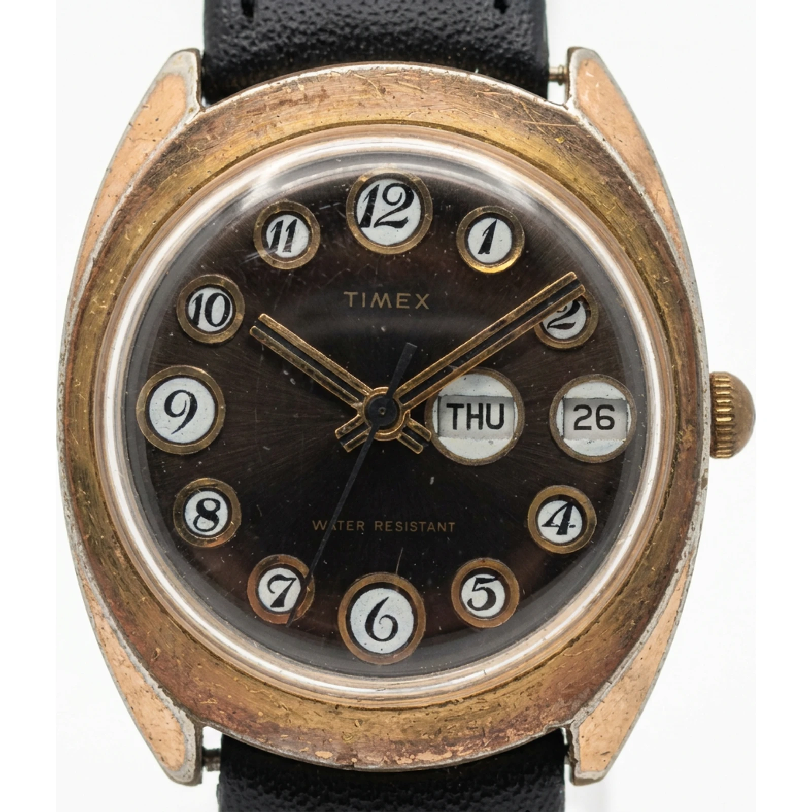 Timex 'Telephone' Marlin Day Date Watch 26961 02776