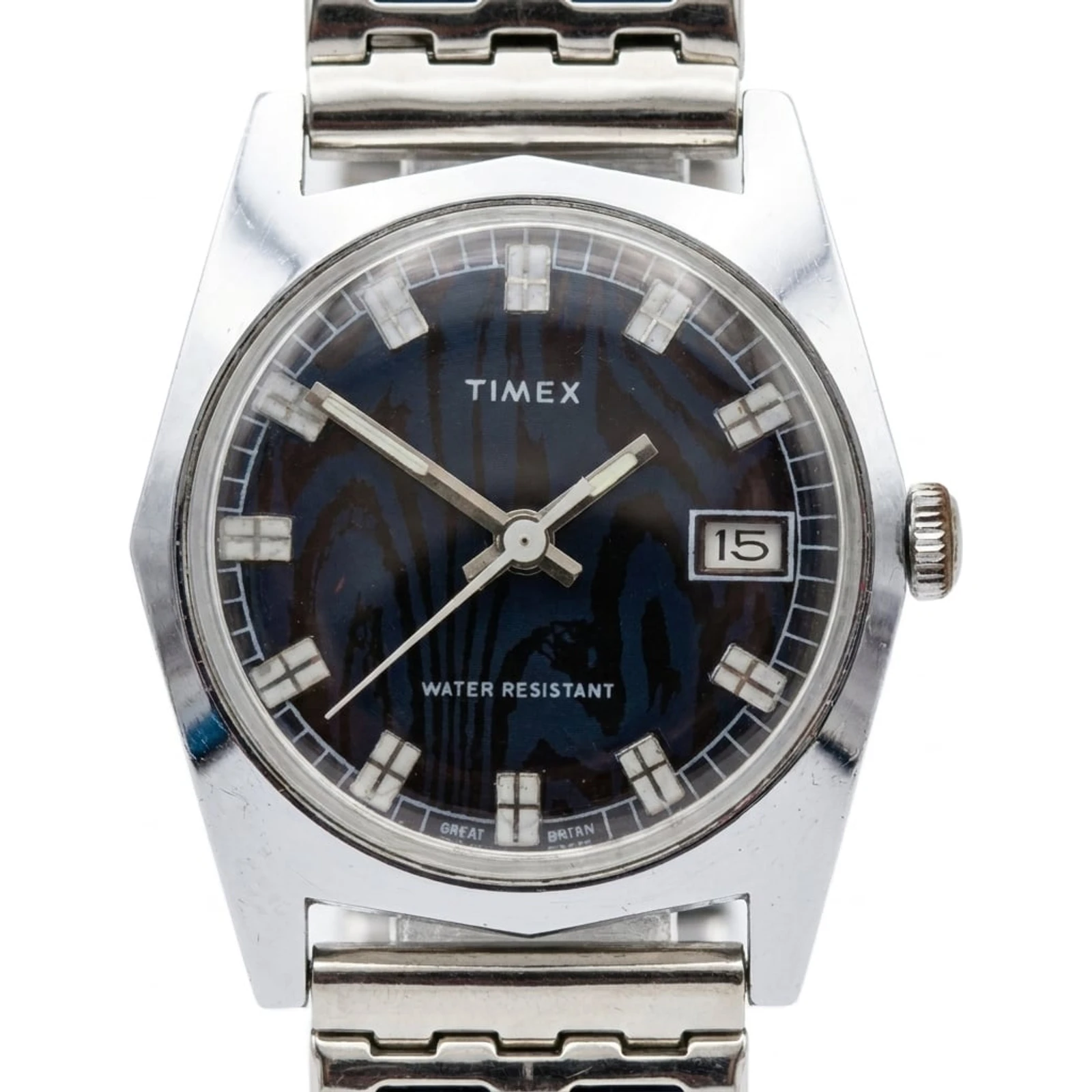 Timex Moire Sprite Calendar Watch 24550 02576 1976