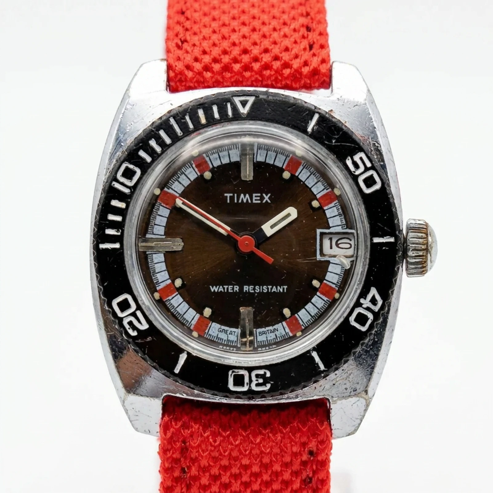 Timex Sprite Calendar Dive Watch 23771 02576