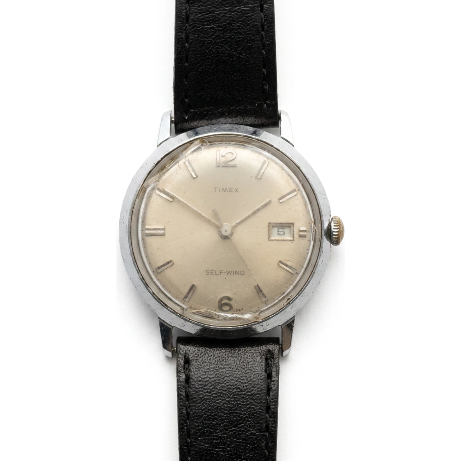 Timex Viscount Calendar Self Wind Watch 4114 3268