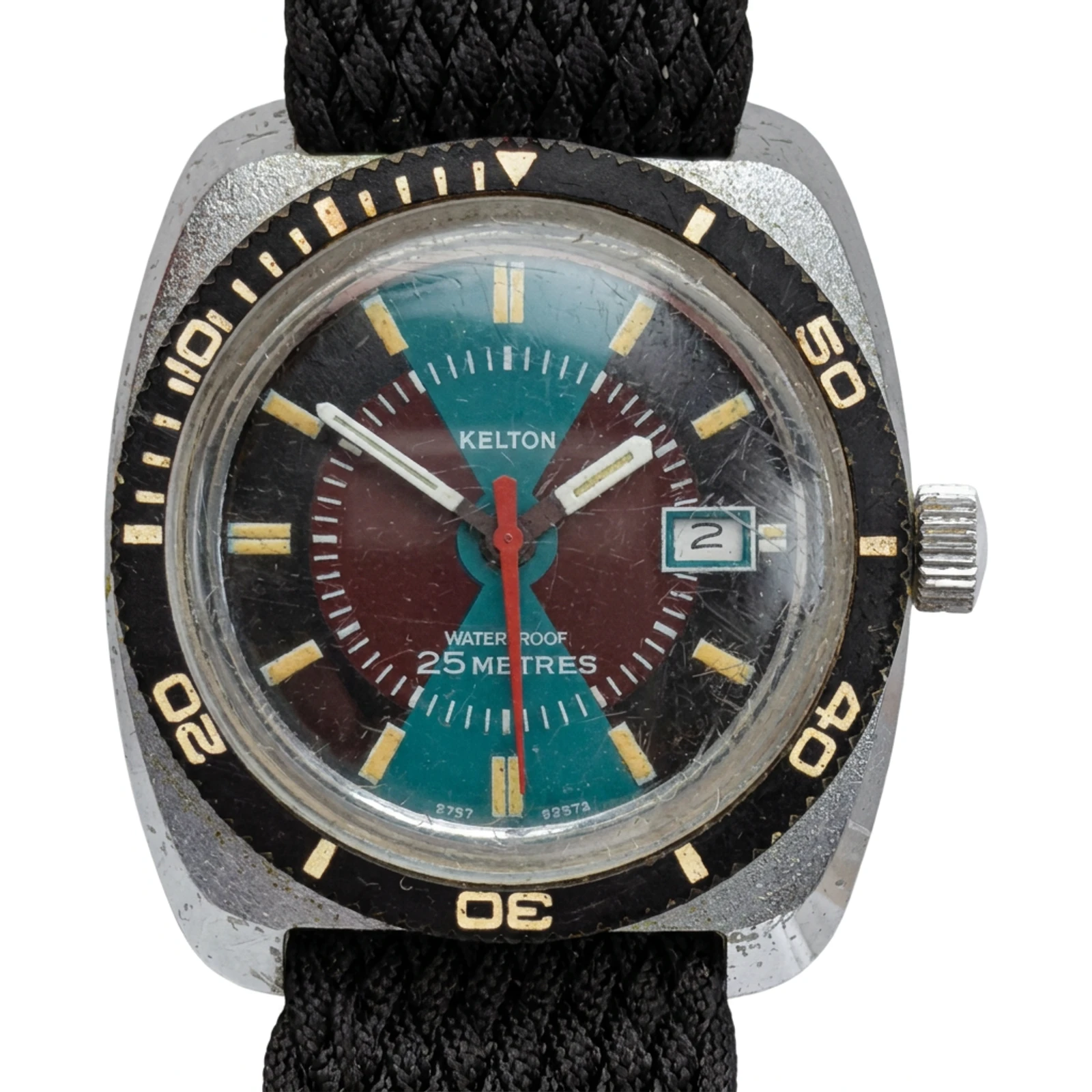 Timex Kelton Marlin Calendar Dive Watch 2767 2572