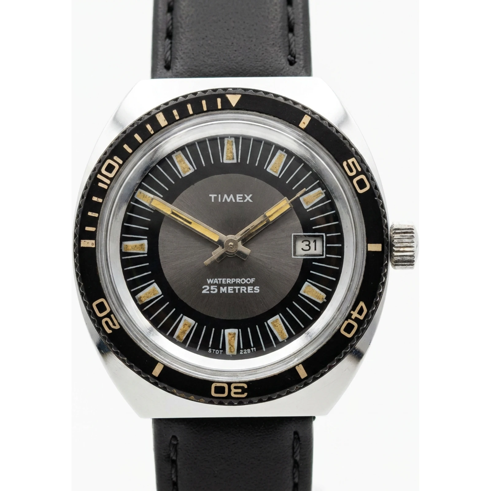 Timex Marlin Calendar Dive Watch 2767 2571