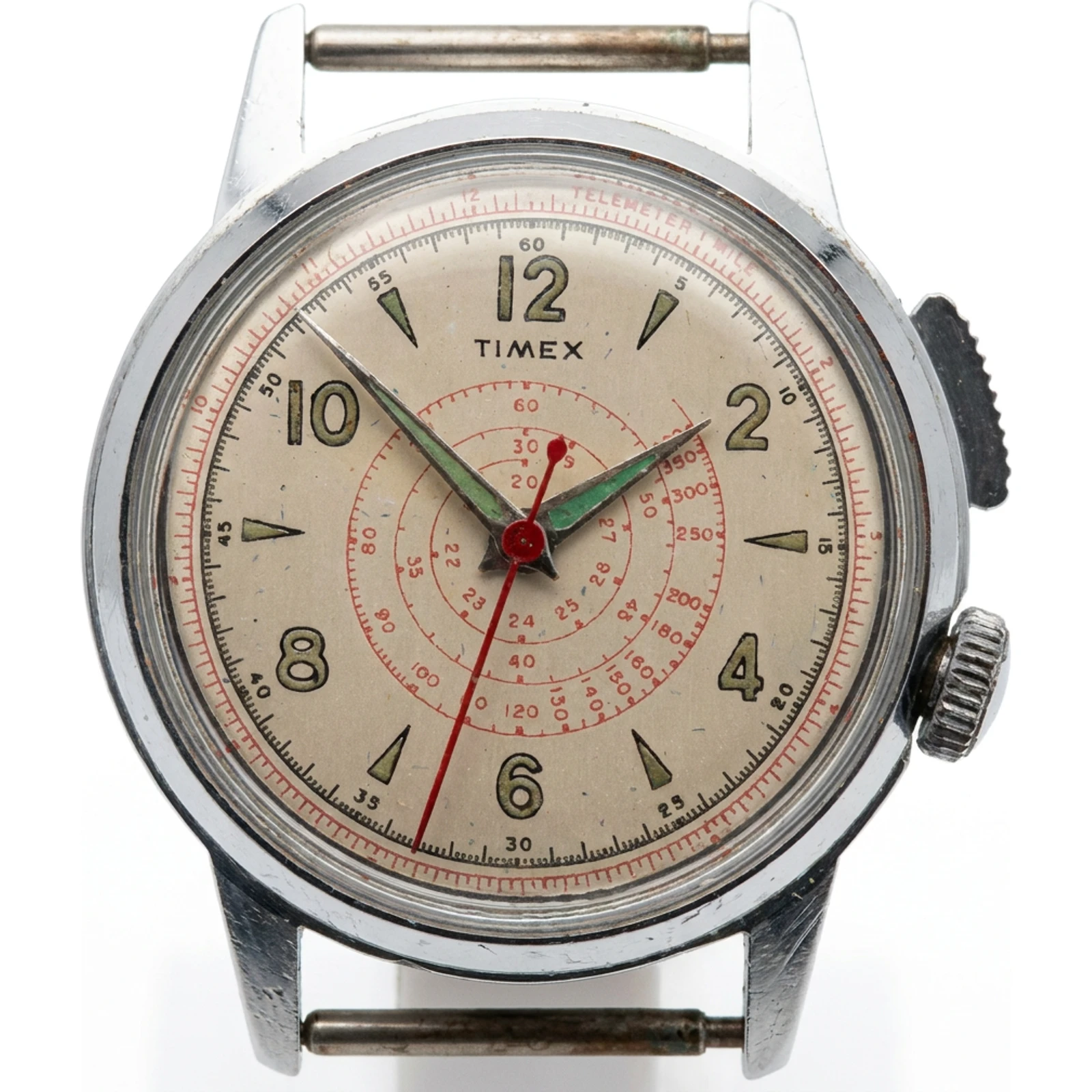 Timex Southampton Chronoraph Watch White 1237 2258