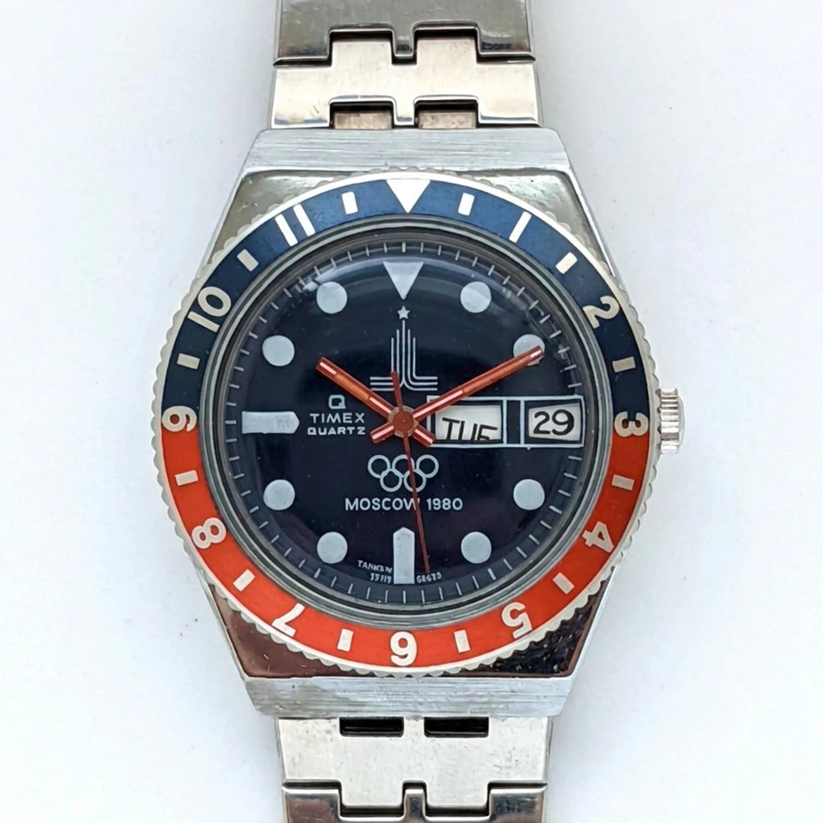 1980 Moscow Olympics Timex Q Watch 59719 06680