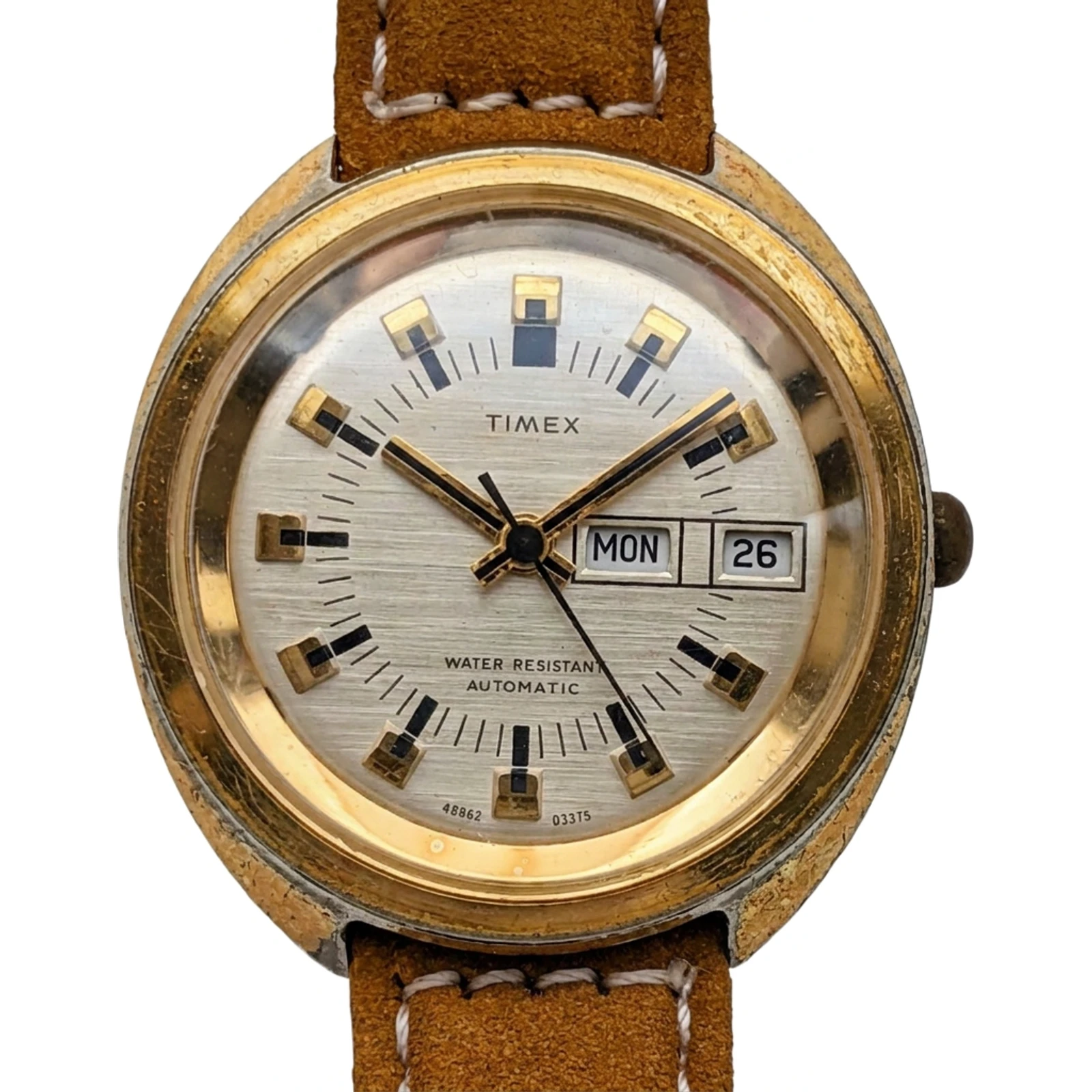 Timex Viscount Day Date Automatic Watch 48862 03375