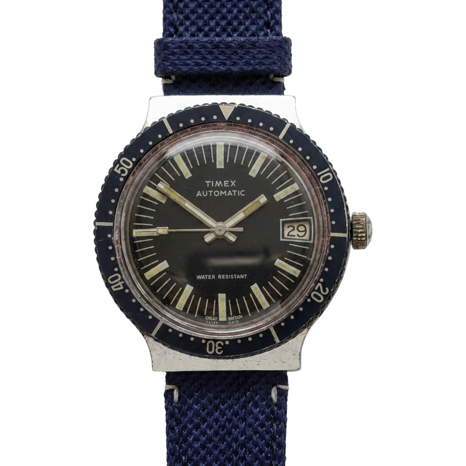 Timex Viscount Calendar Automatic Dive Watch 34329 10879