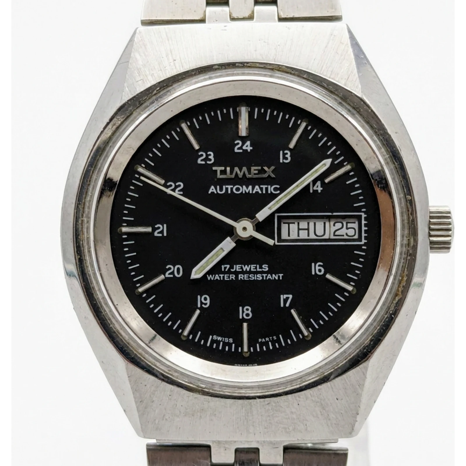 Timex 17 Jewels Day Date Watch 29xx xxxx