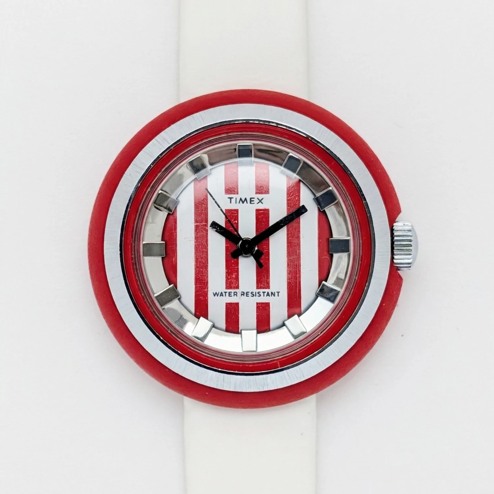 Timex Fun Timer Watch Red White Dial 29011 08074