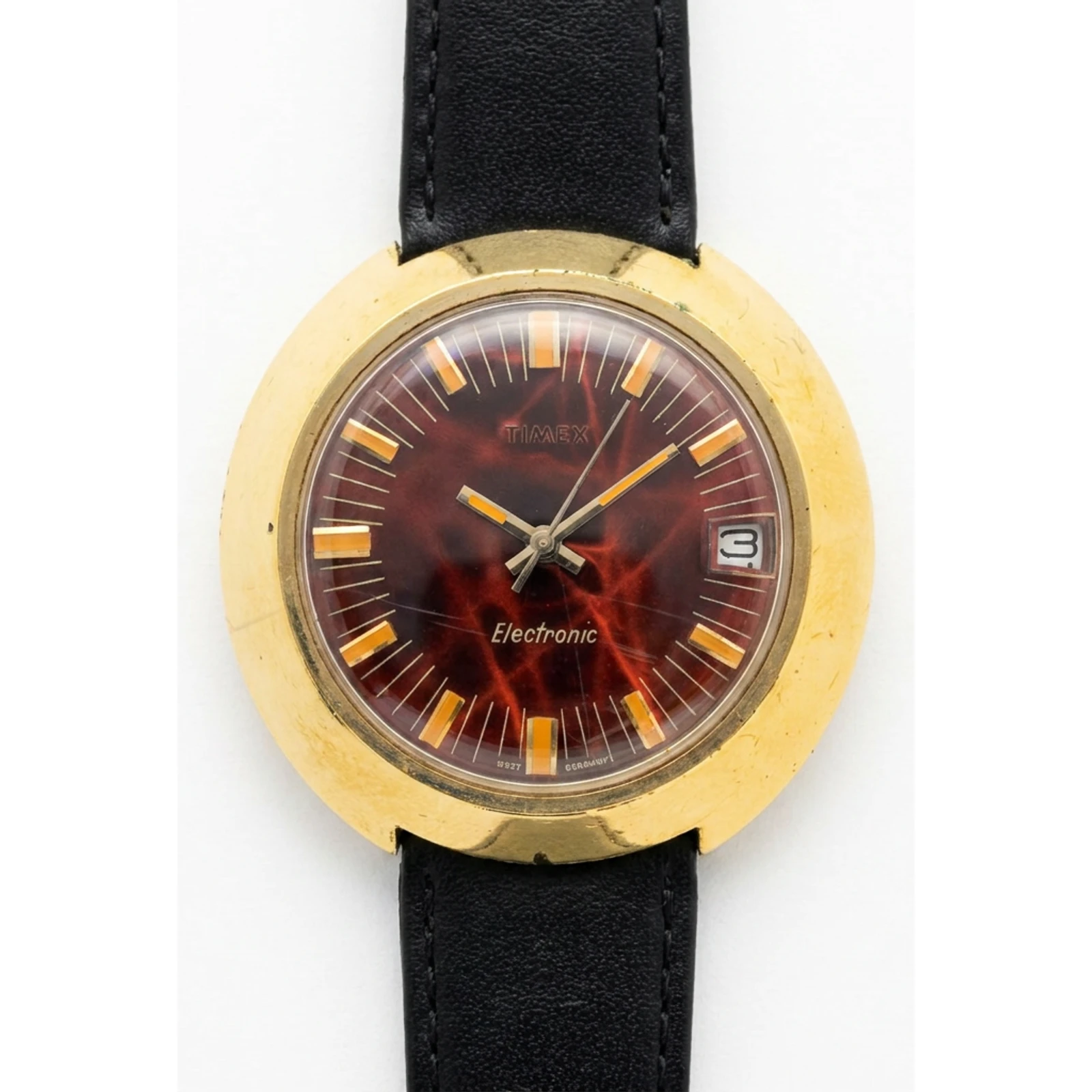 Timex Electronic Watch Red Nebula Dial 96760 8771