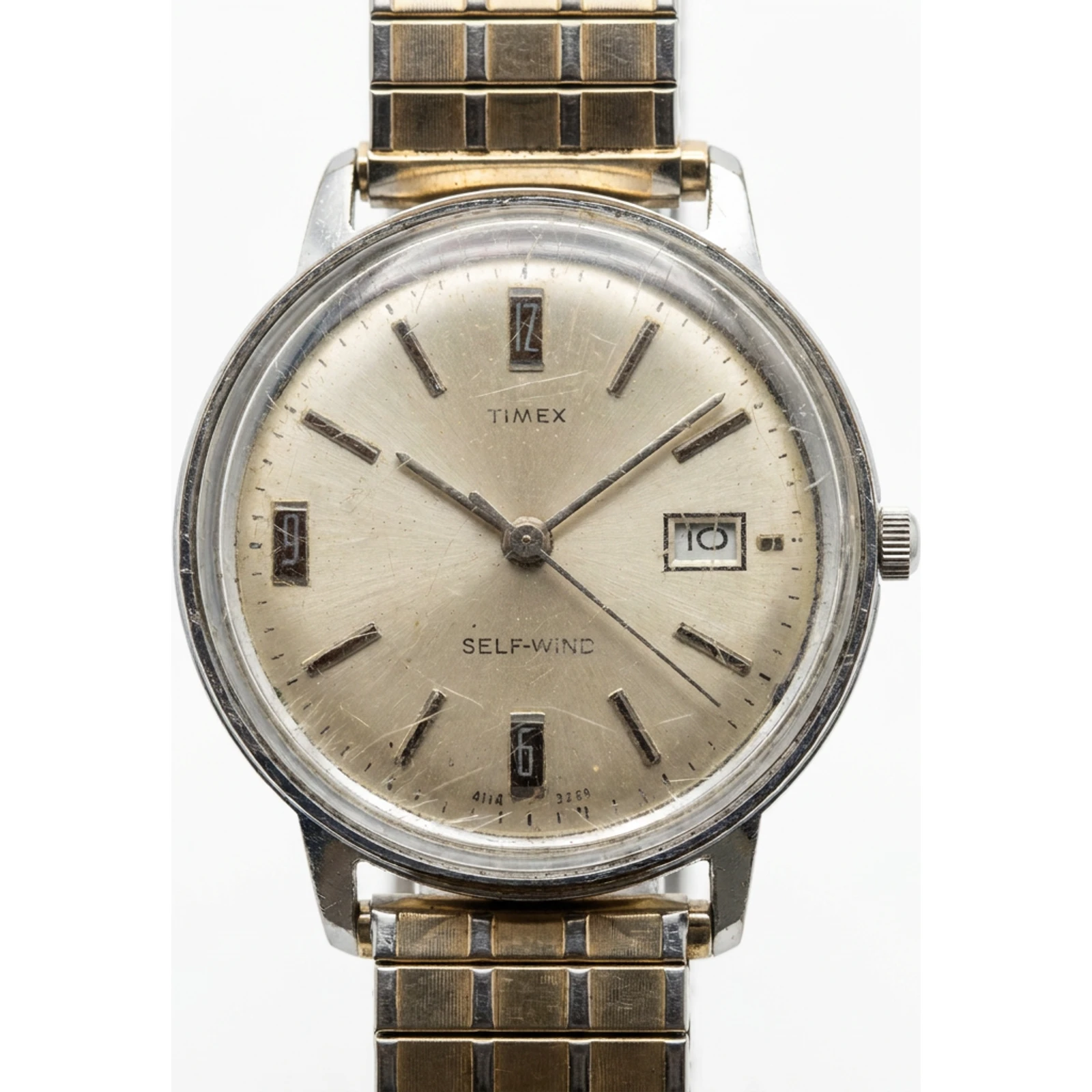 Timex Viscount Calendar Self-Wind Watch 4114 3369