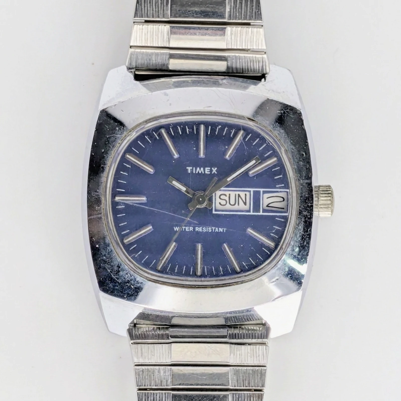 Timex Marlin Day Date Blue TV 28769 10679