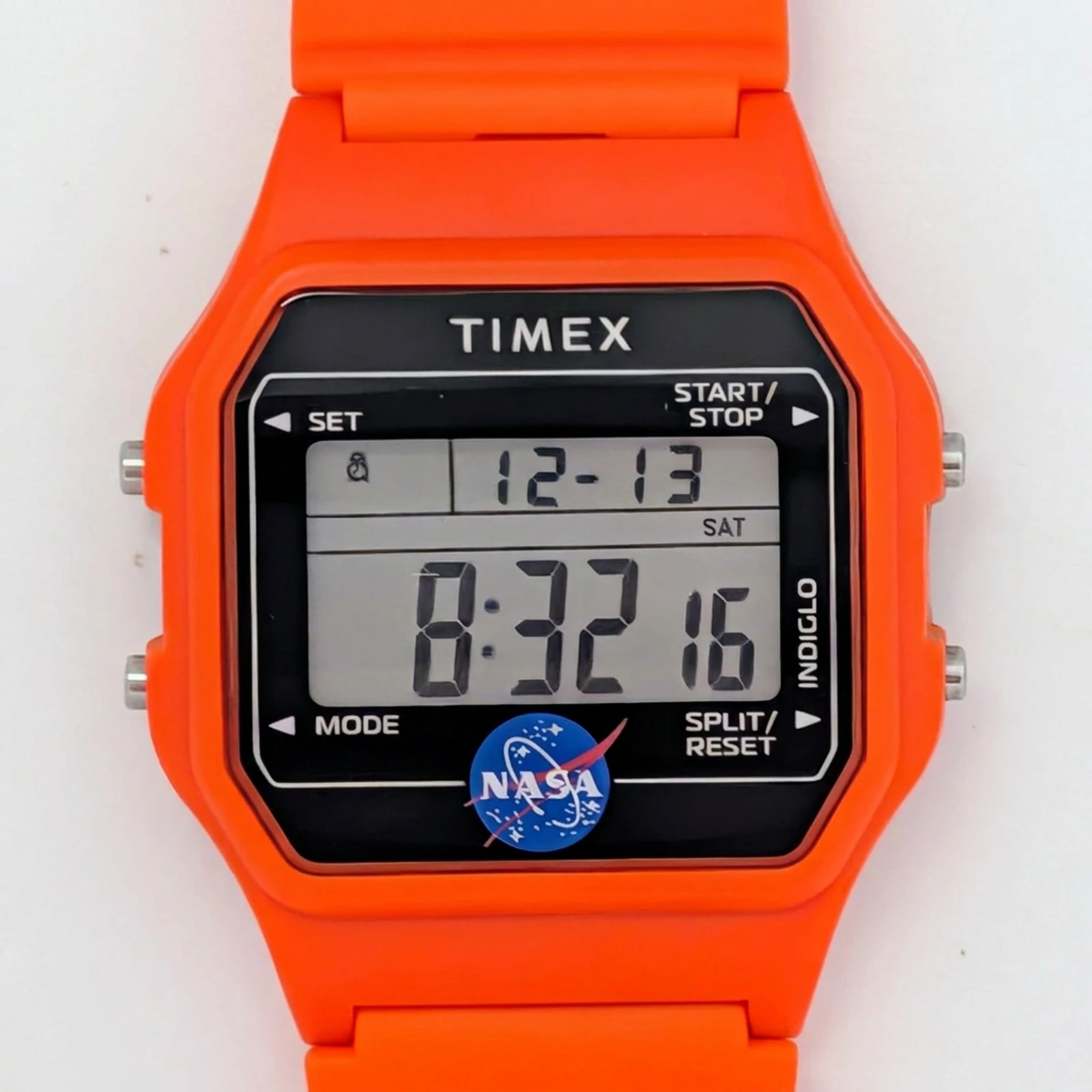 Timex Main Street NASA Artemis Orange LCD Watch TW2Y13300 slug:tw2y13300