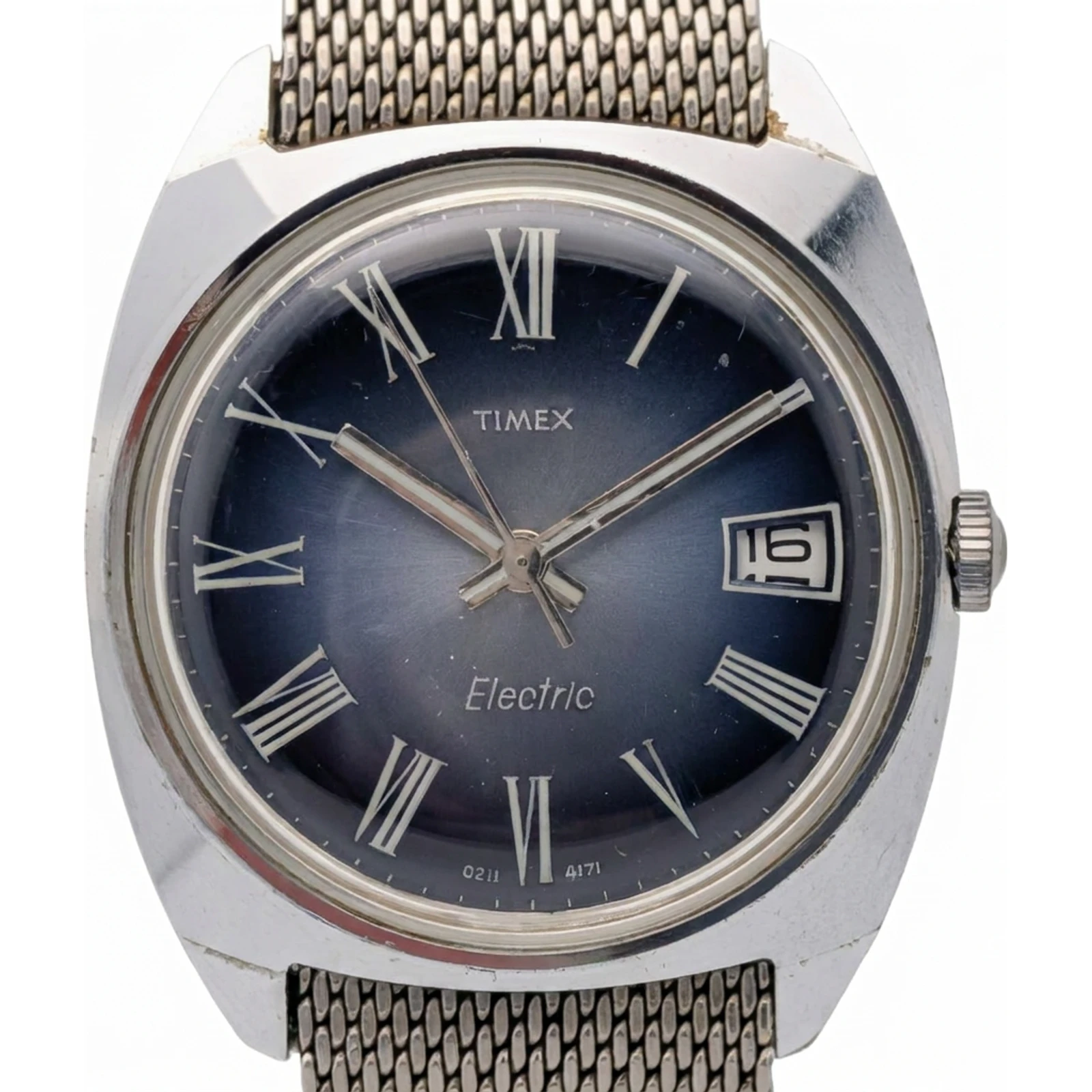 Timex Electric Calendar Watch, Blue 0211 4171