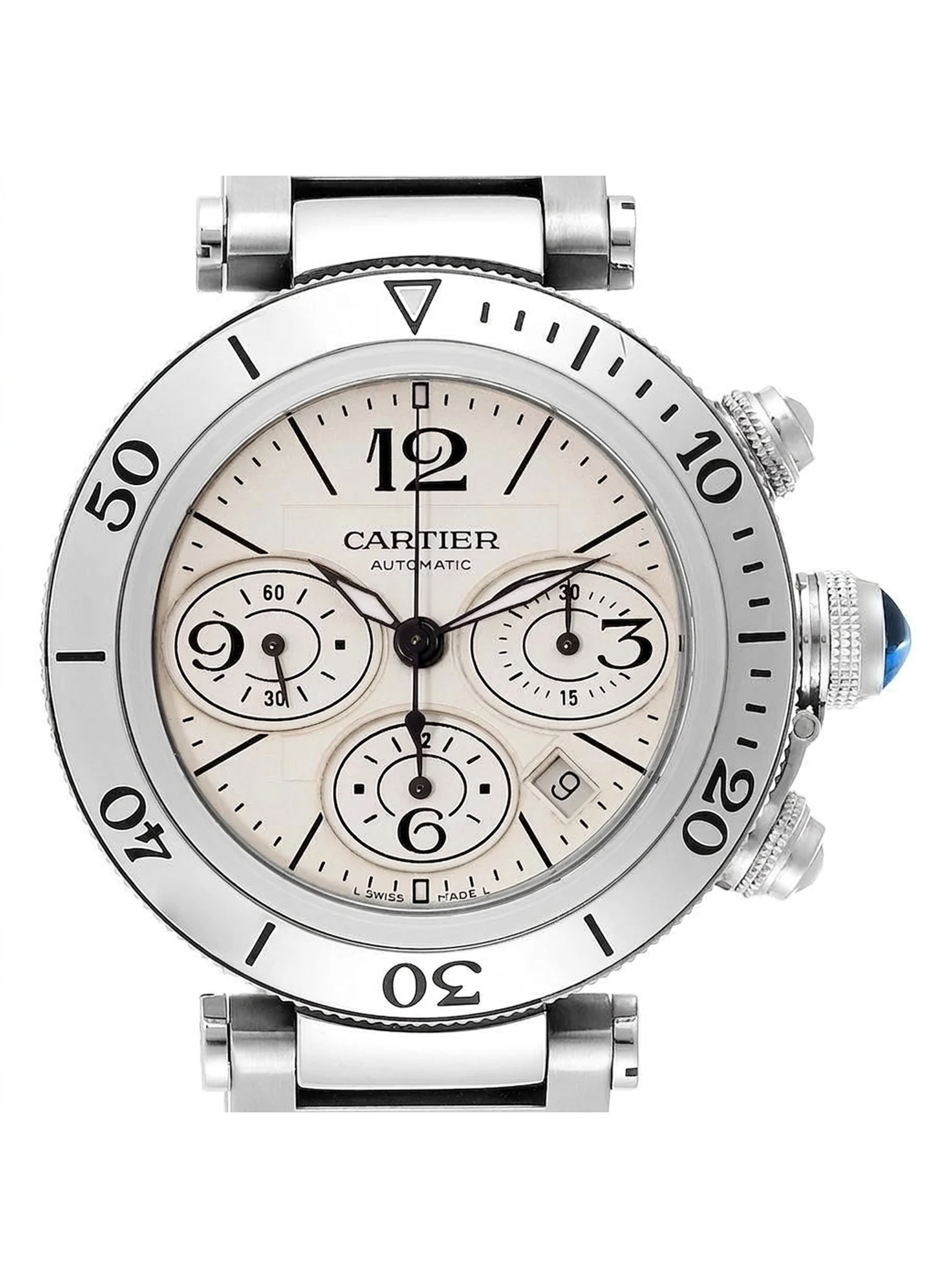 Cartier Pasha Seatimer W31089M7