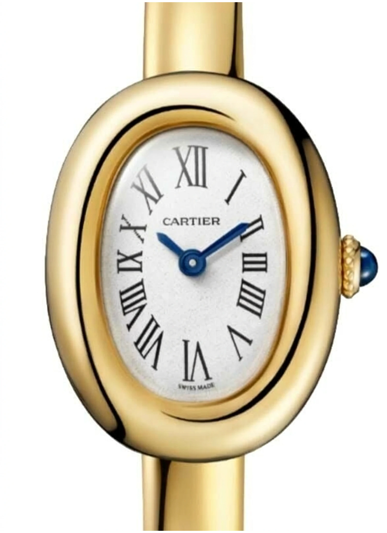 Ballon Bleu de Cartier 33mm Blue Silvered Steel Diamond W4BB0028