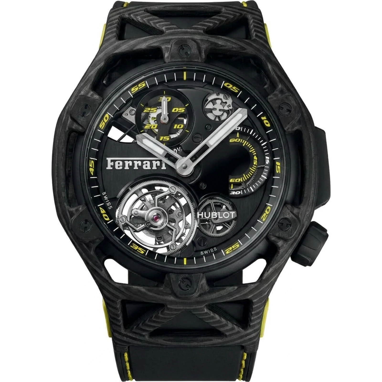 Hublot Techframe Ferrari Tourbillon Chronograph 408.QU.0129.RX