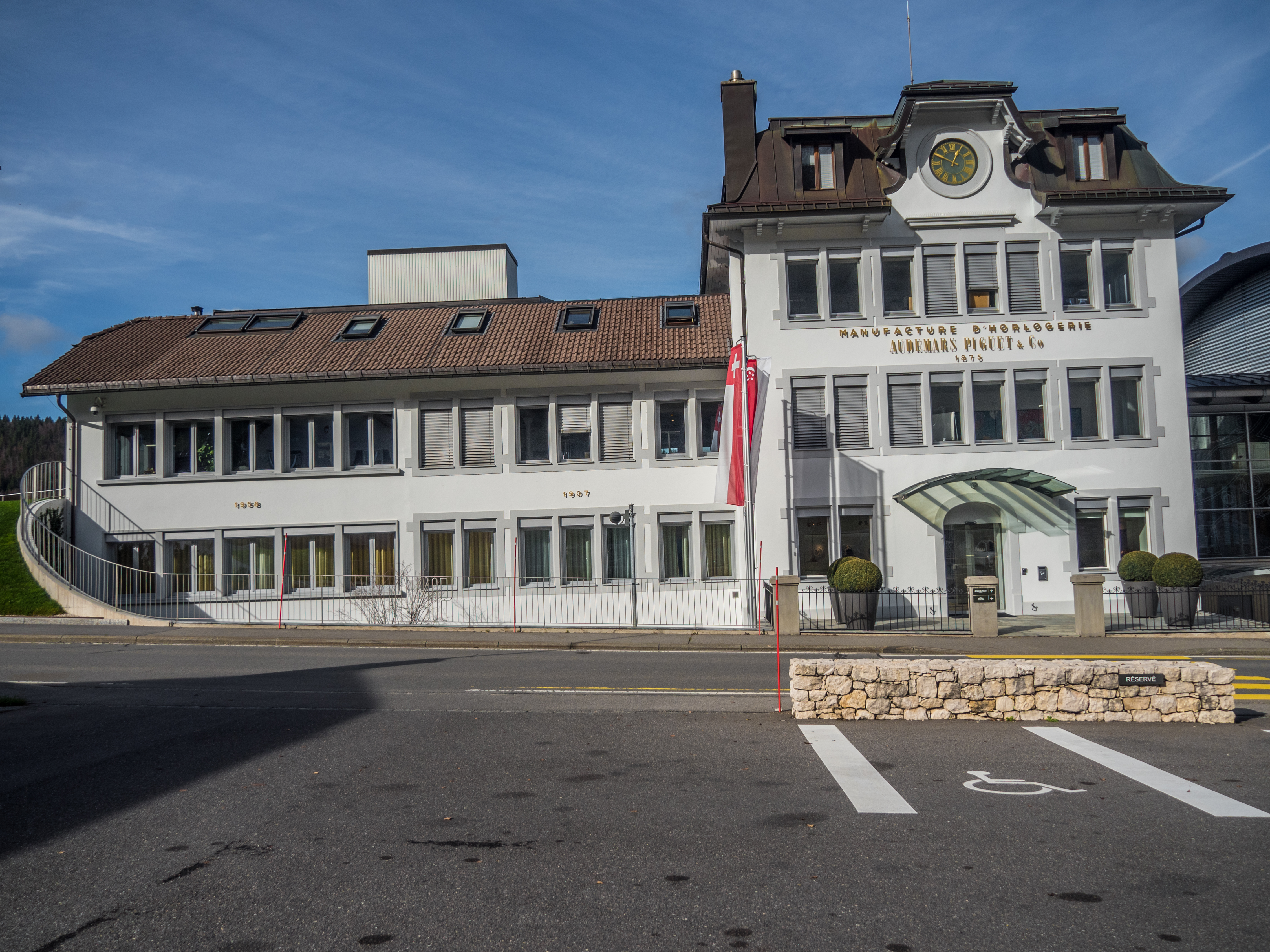Historic Audemars Piguet building in Le Brassus