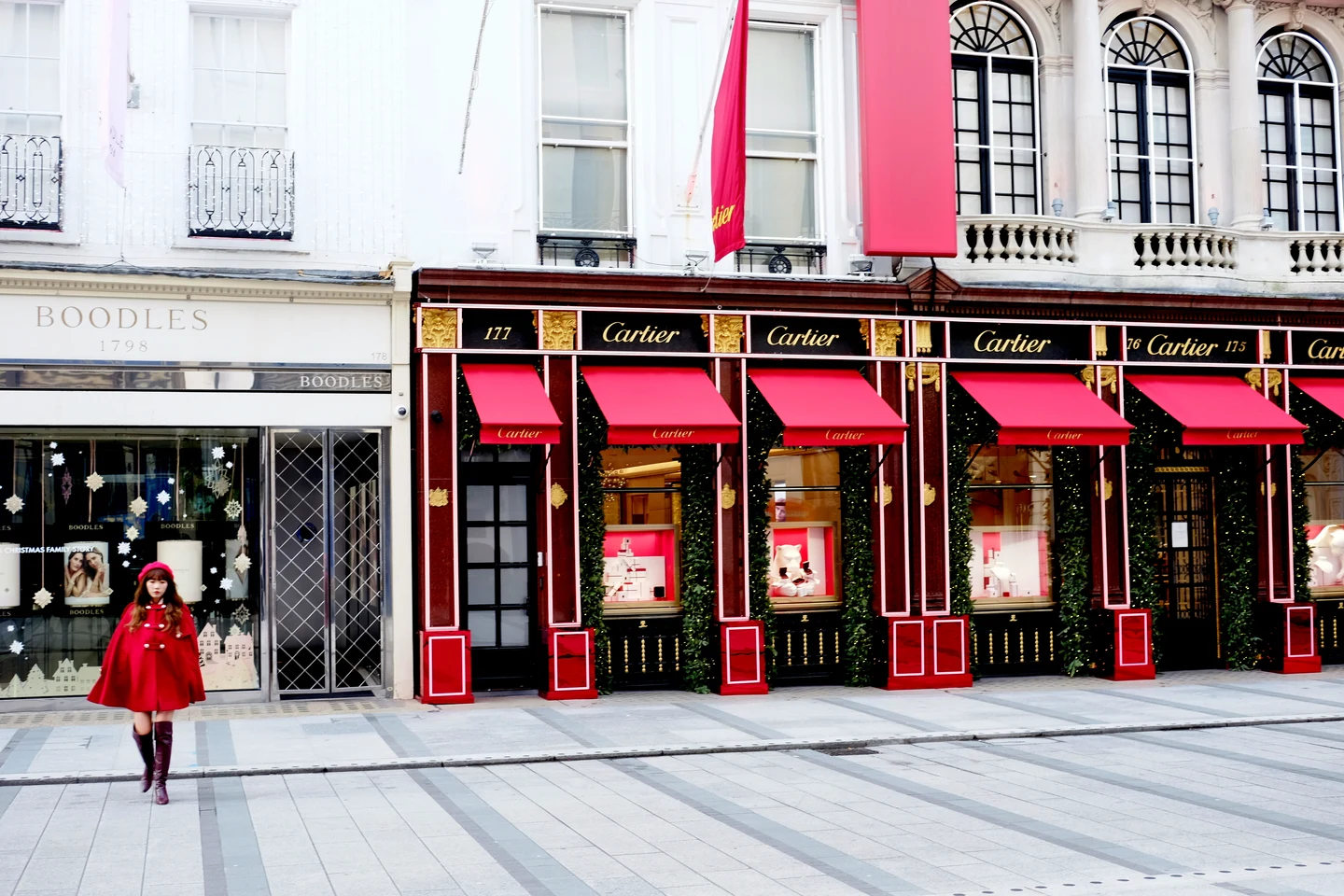 Cartier storefront on New Bond Street in London