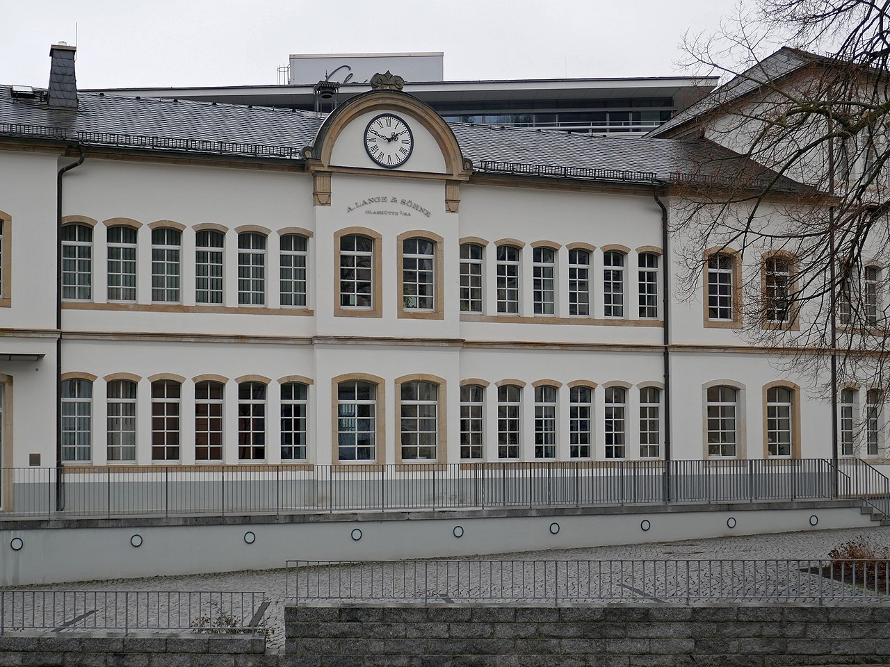 A. Lange and Sohne Stammhaus building in Glashutte, Saxony