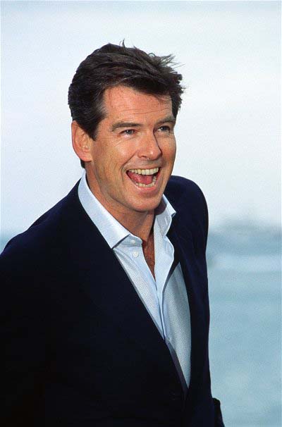 Pierce Brosnan at Cannes in the early Bond Seamaster era