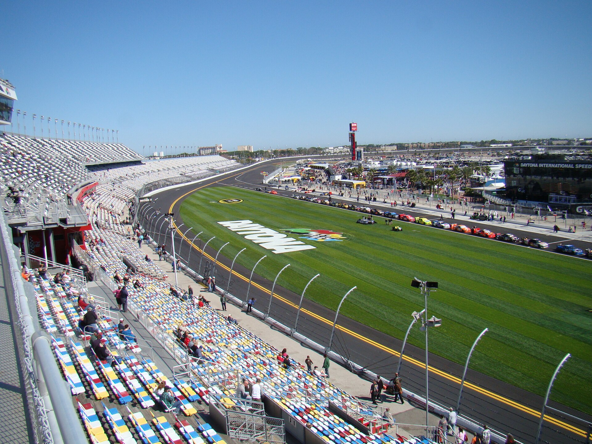 The Daytona International Speedway in 2011.